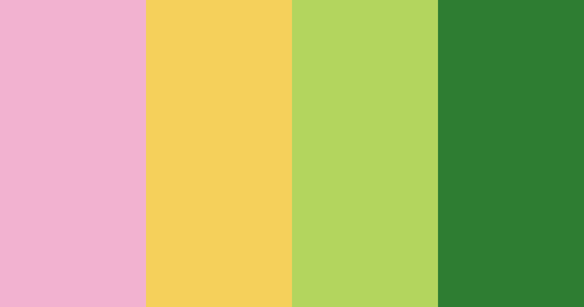 Download blossom meadow color palette PNG image (landscape)
