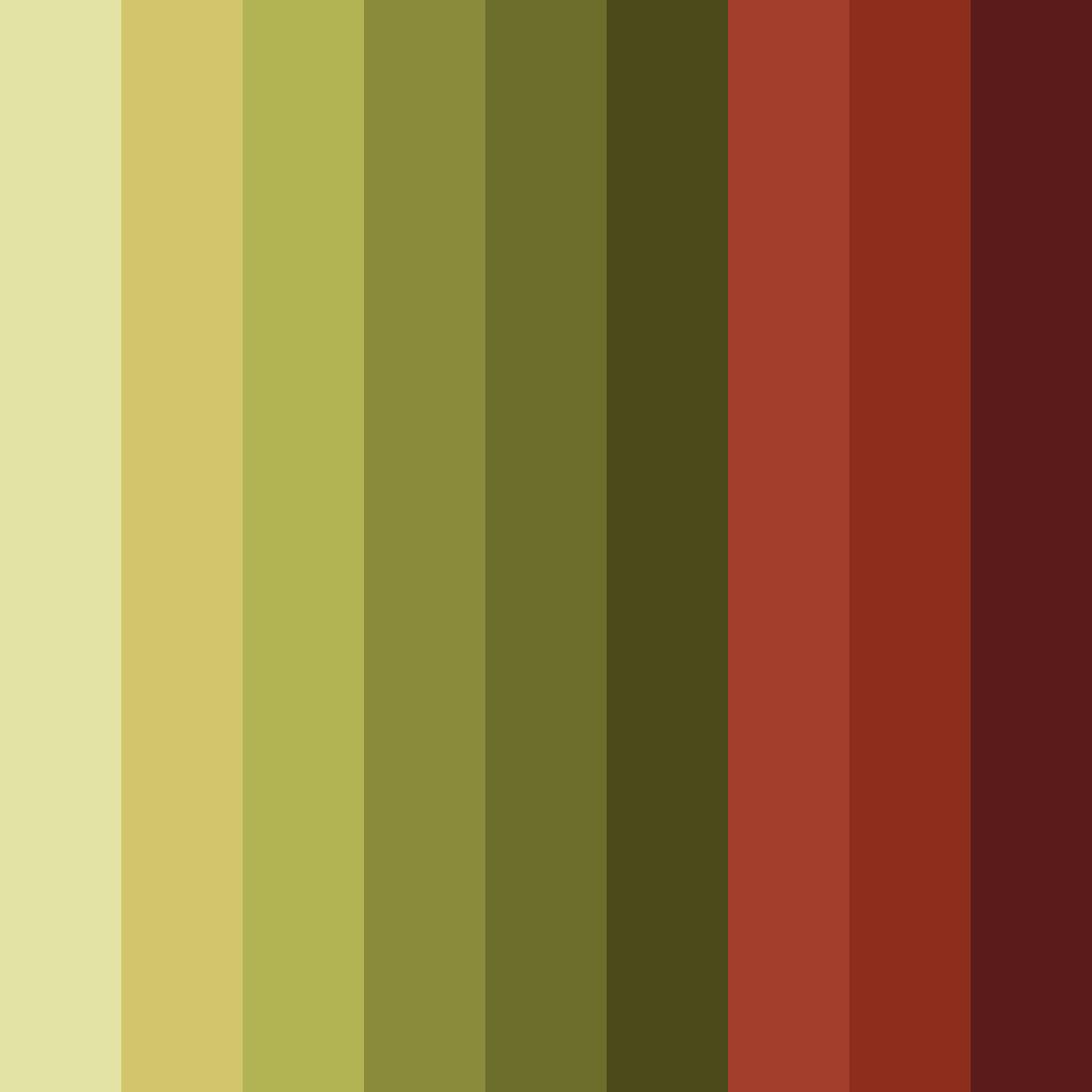Download harvest moon serenade color palette PNG image (square)