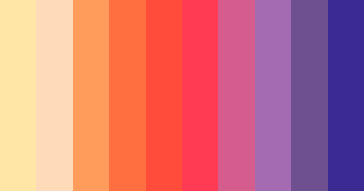 Download vibrant pink color palette PNG image (landscape)