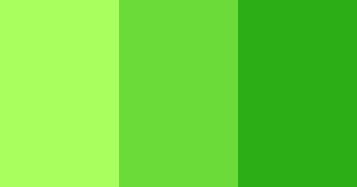 Download bright neon green color palette PNG image (landscape)