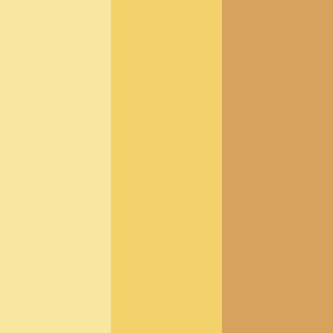 Download golden hues color palette PNG image (square)