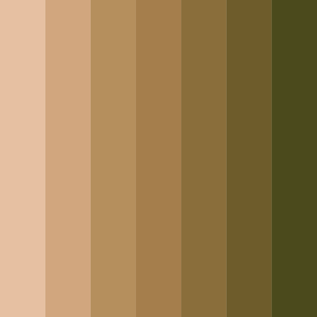 Download desert mirage color palette PNG image (square)