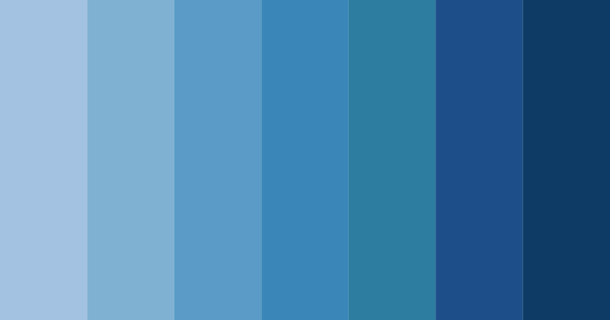 Download aesthetic blue color palette PNG image (landscape)