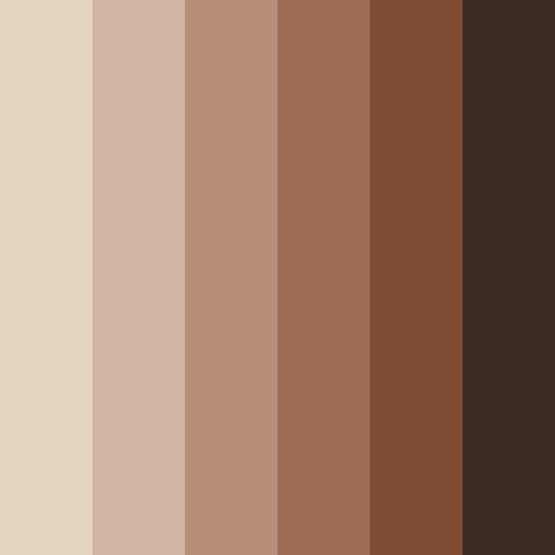 Download earthy embrace color palette PNG image (square)
