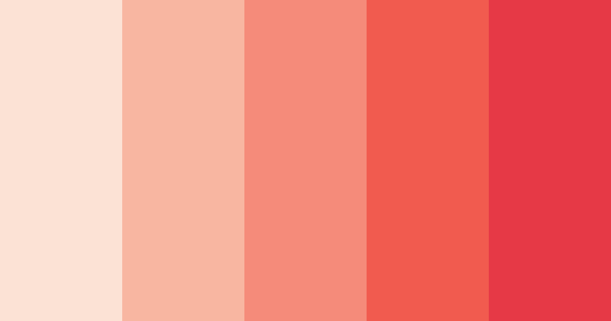 Download blush sunset color palette PNG image (landscape)