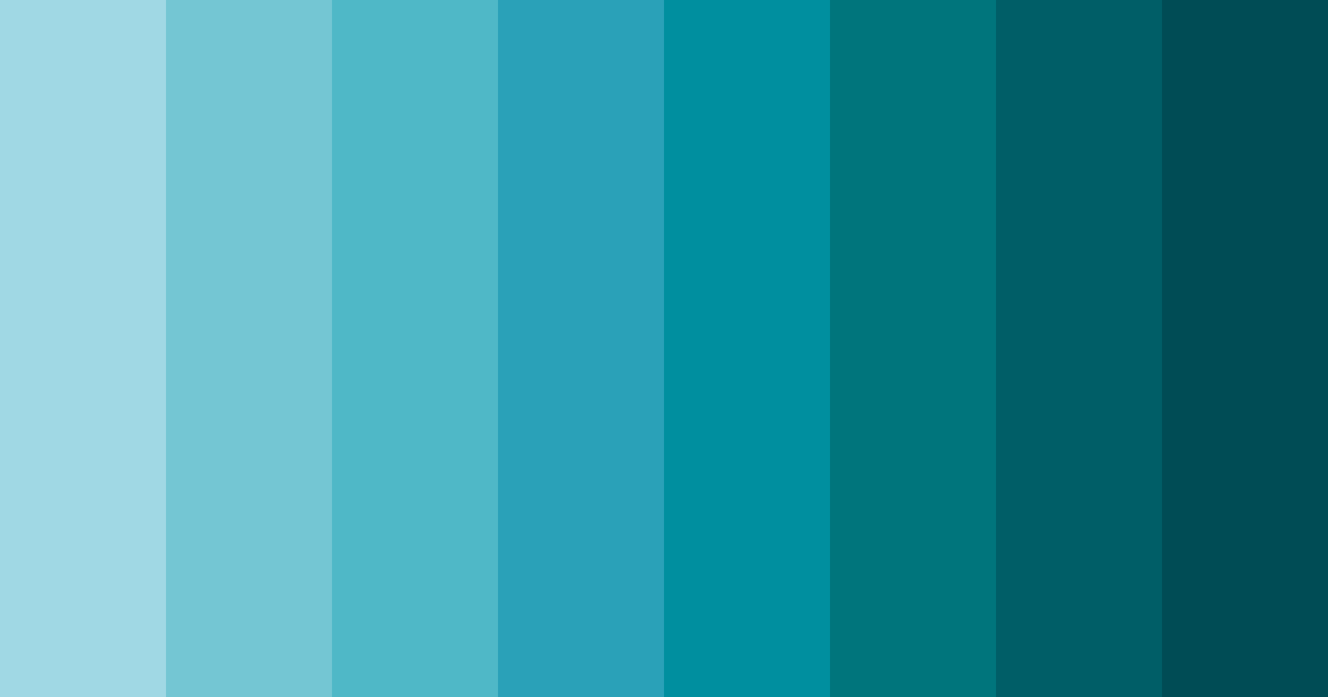 Download oceanic cascade color palette PNG image (landscape)