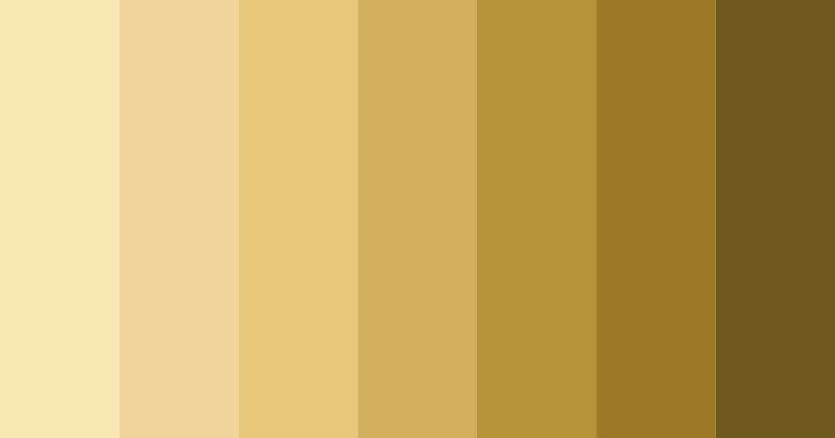 Download golden embrace color palette PNG image (landscape)