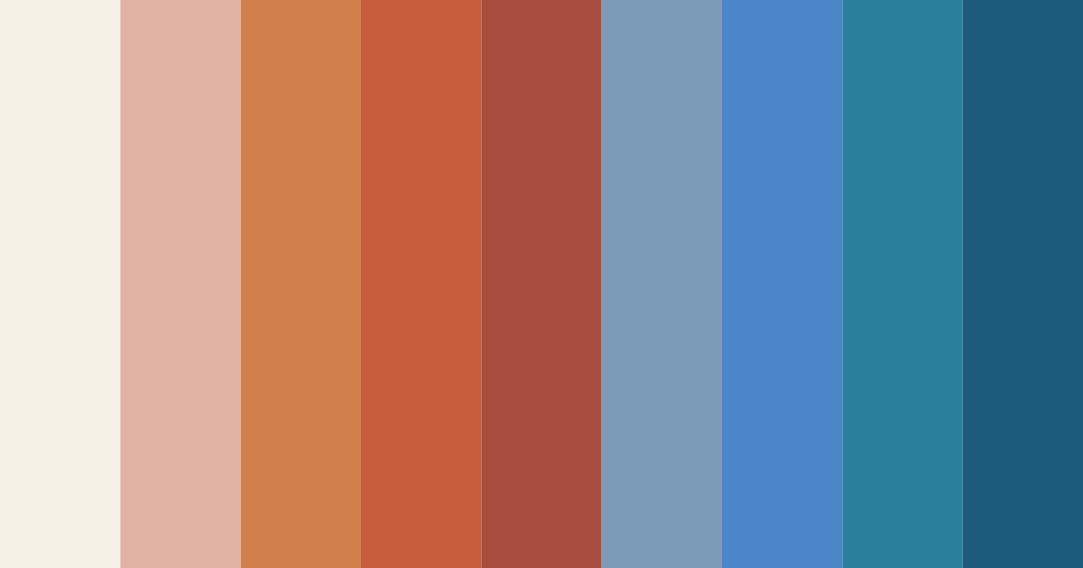 Download cerulean terra elegance color palette PNG image (landscape)