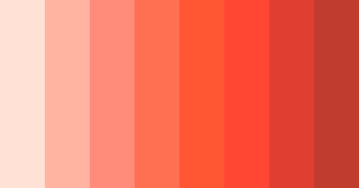 Download pastel peach delight color palette PNG image (landscape)