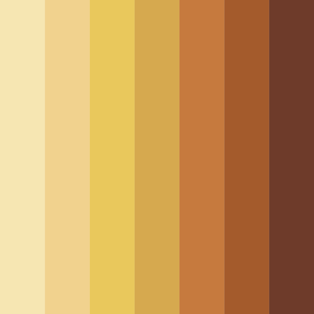 Download golden earth color palette PNG image (square)