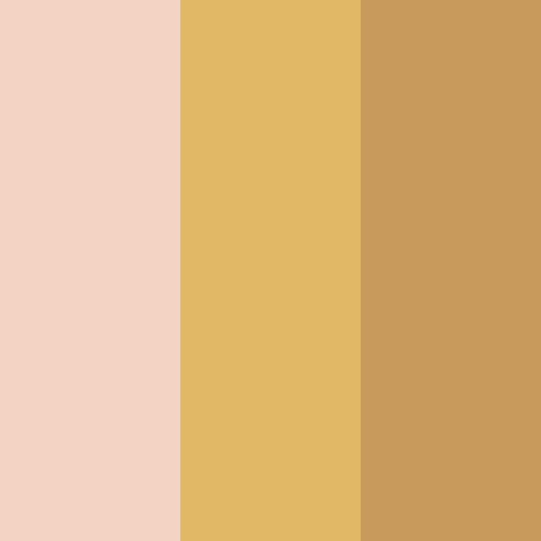 Download blushing gold dust color palette PNG image (square)