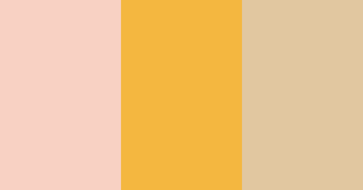 Download peachy cream color palette PNG image (landscape)