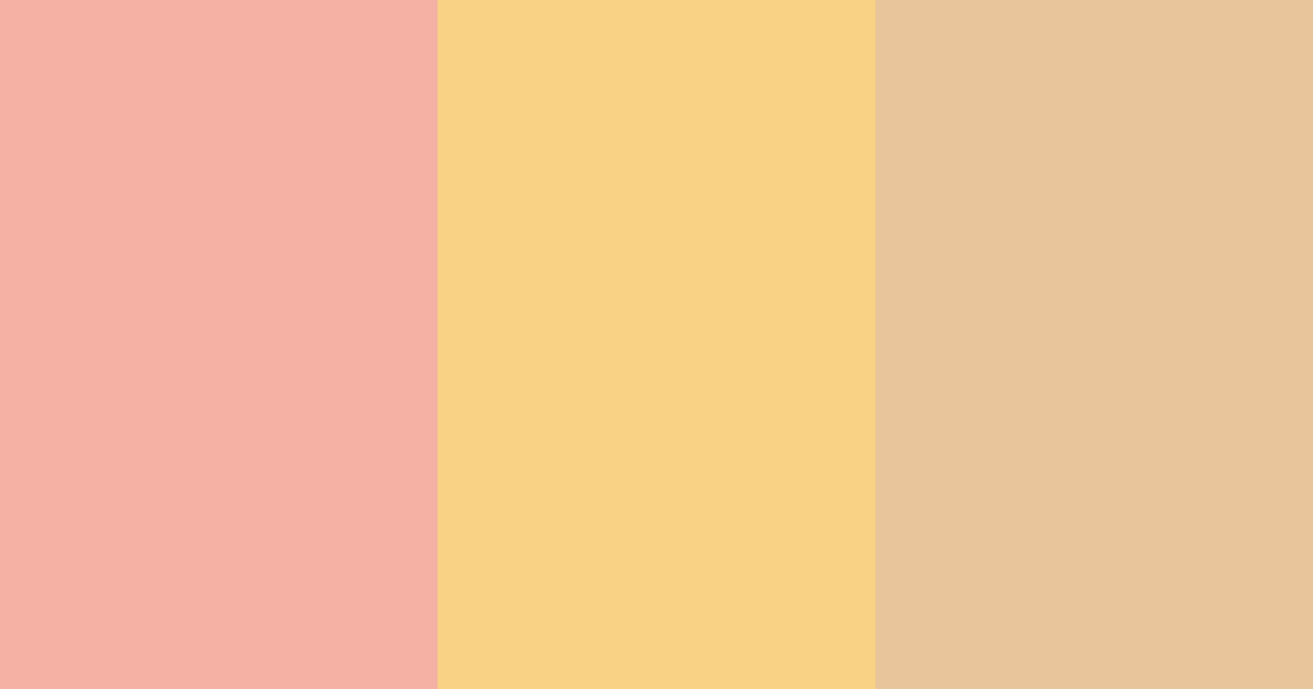 Download peach cream color palette PNG image (landscape)