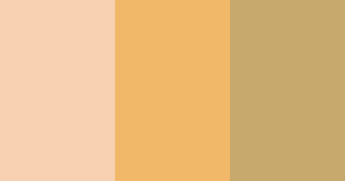 Download peachy gold color palette PNG image (landscape)