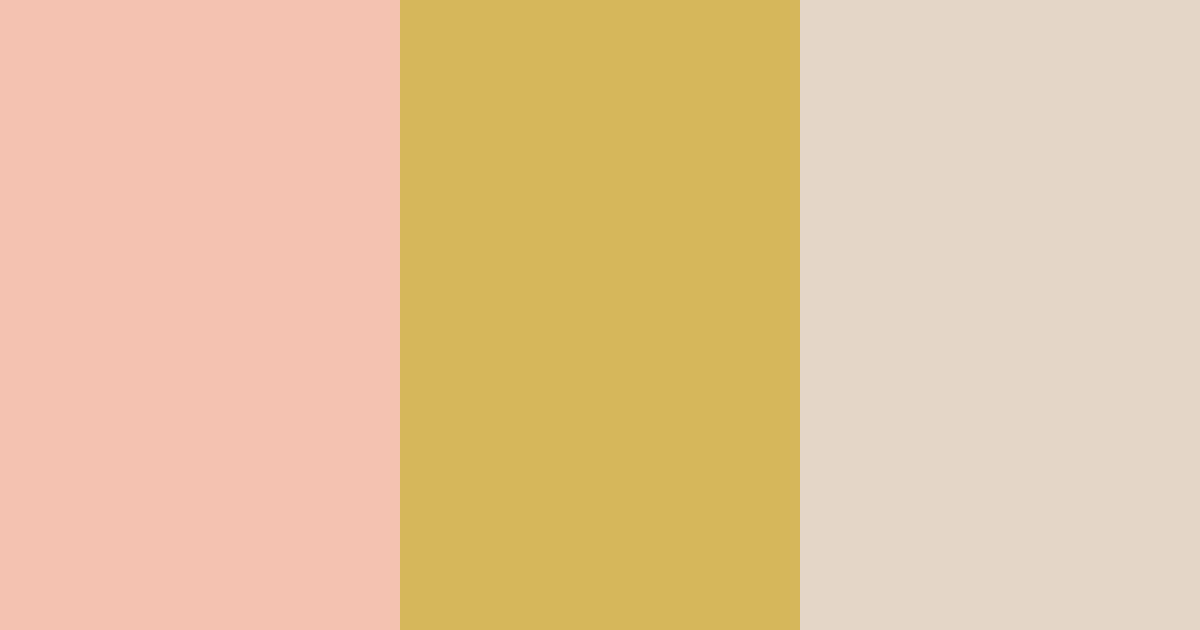 Download rose gold cream color palette PNG image (landscape)