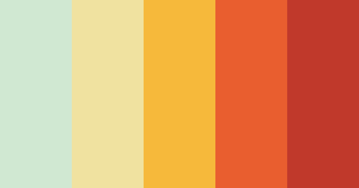 Download vibrant harvest color palette PNG image (landscape)