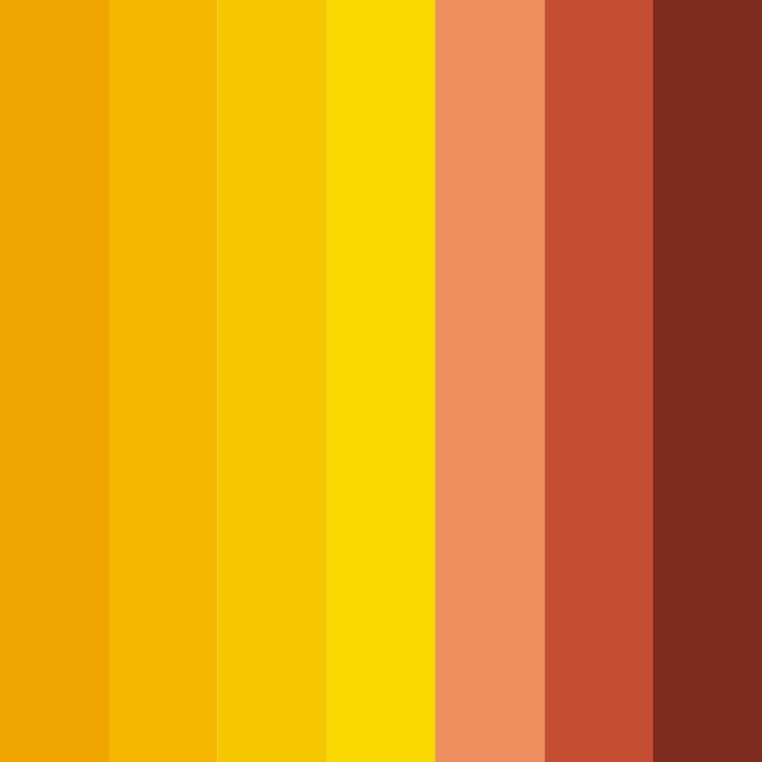 Download orange toy soldier color palette PNG image (square)