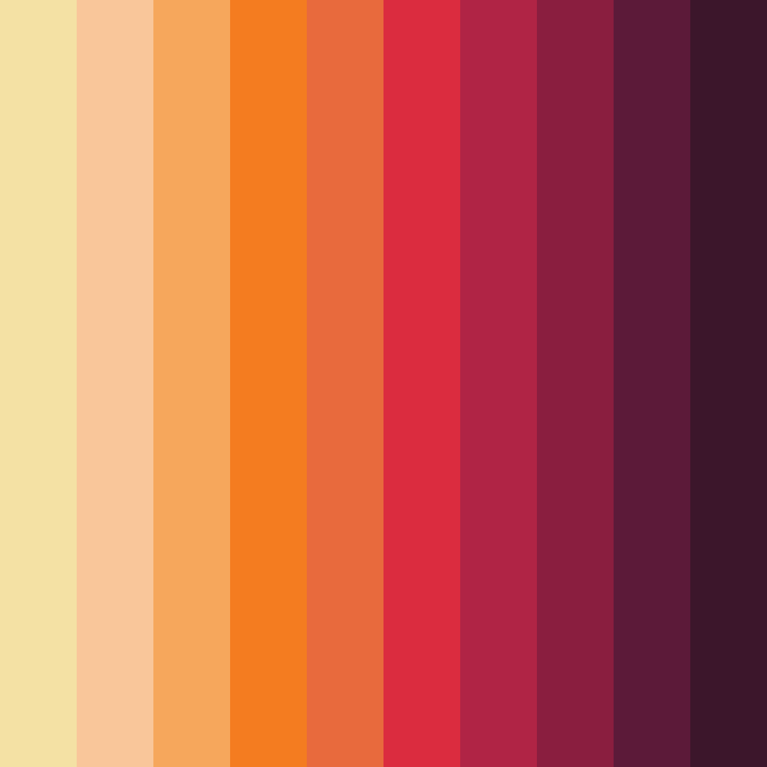 Download autumn ember serenade color palette PNG image (square)