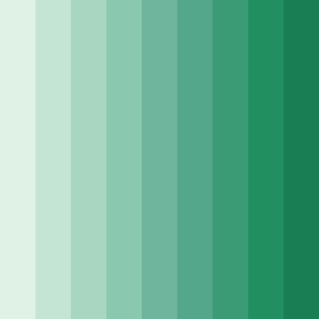 Download creamy green color palette PNG image (square)