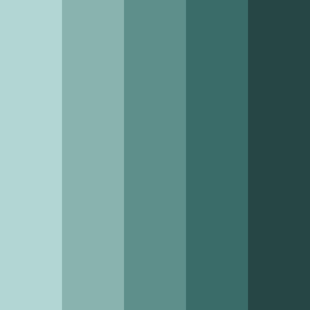 Download emerald forest color palette PNG image (square)
