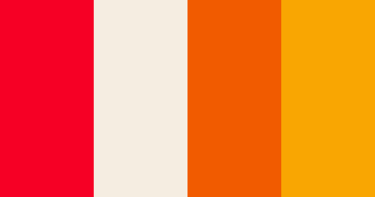 Download fiery sunset color palette PNG image (landscape)