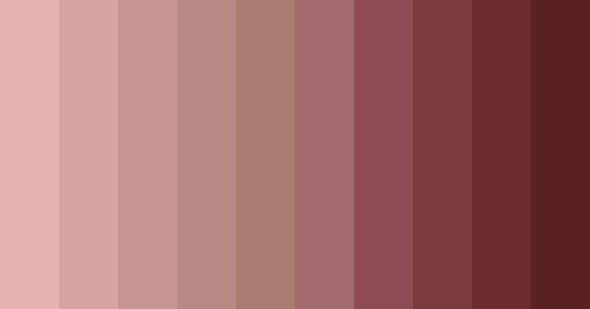 Download rosewood elegance color palette PNG image (landscape)