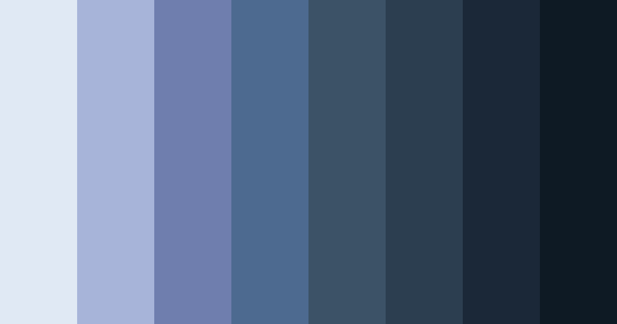 Download steel and shadows color palette PNG image (landscape)