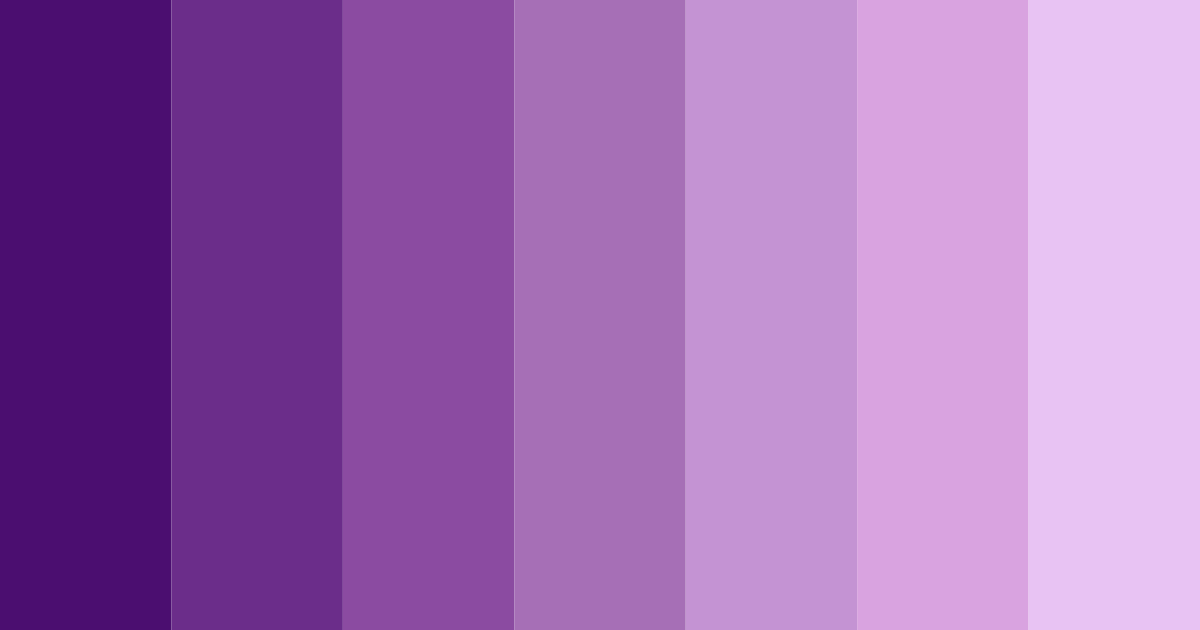 Download violet reverie color palette PNG image (landscape)
