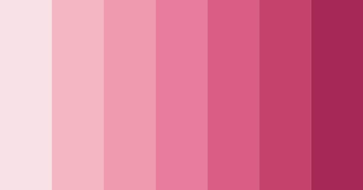 Download blossom serenade color palette PNG image (landscape)