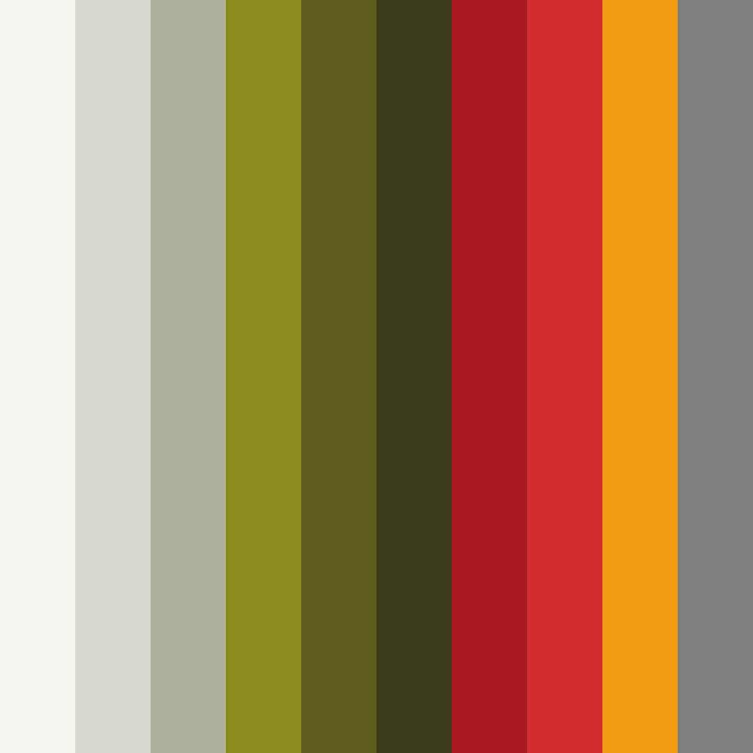 Download shades of gray and red color palette PNG image (square)