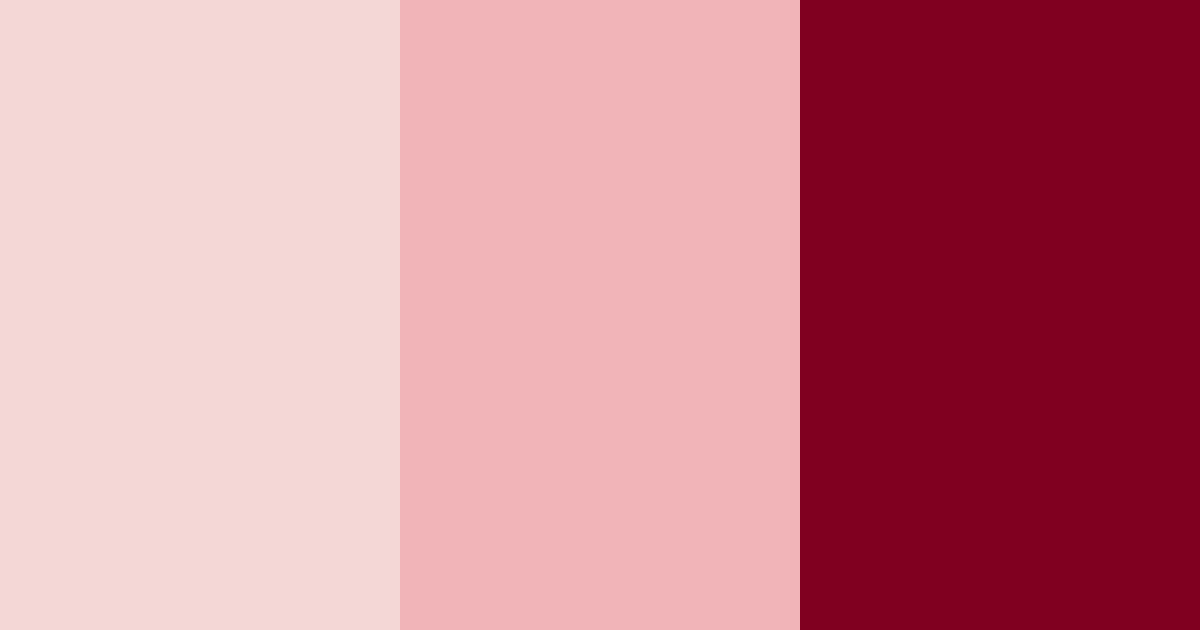 Download crimson blush color palette PNG image (landscape)