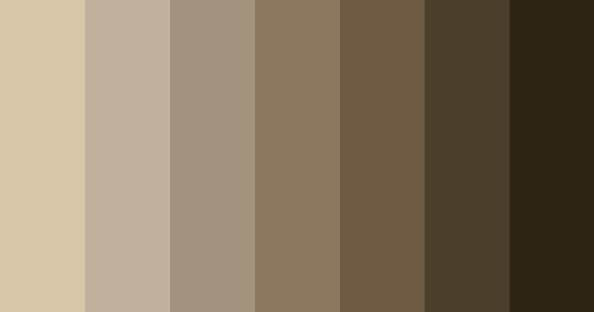 Download rich espresso harmony color palette PNG image (landscape)