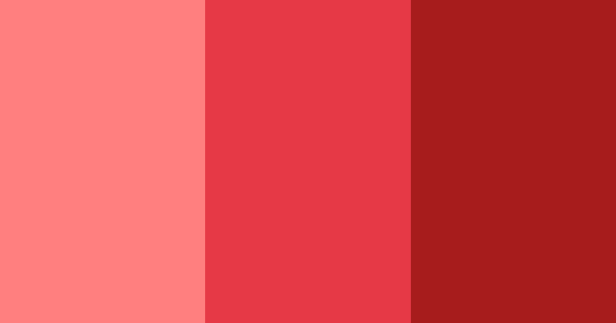 Download crimson blooms color palette PNG image (landscape)