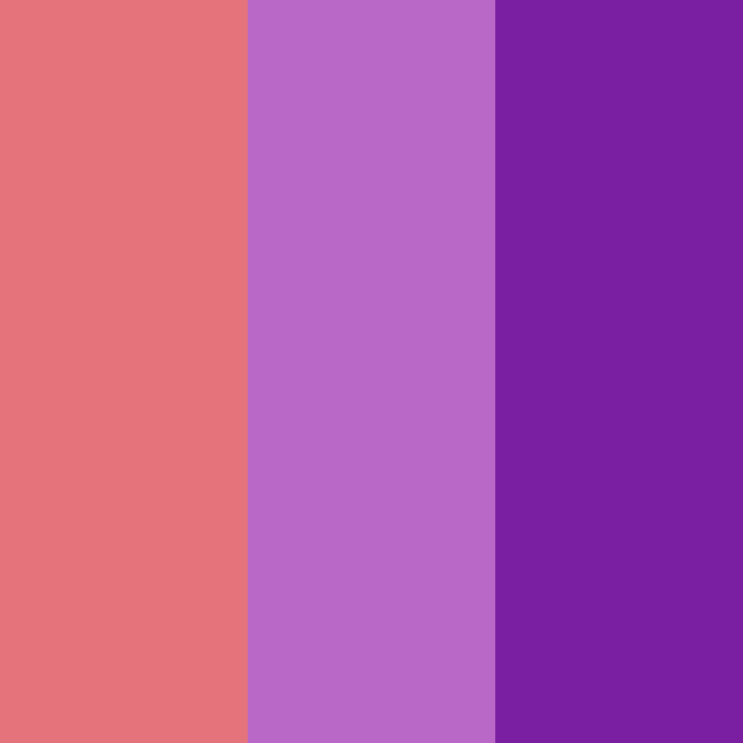 Download purple red color palette PNG image (square)