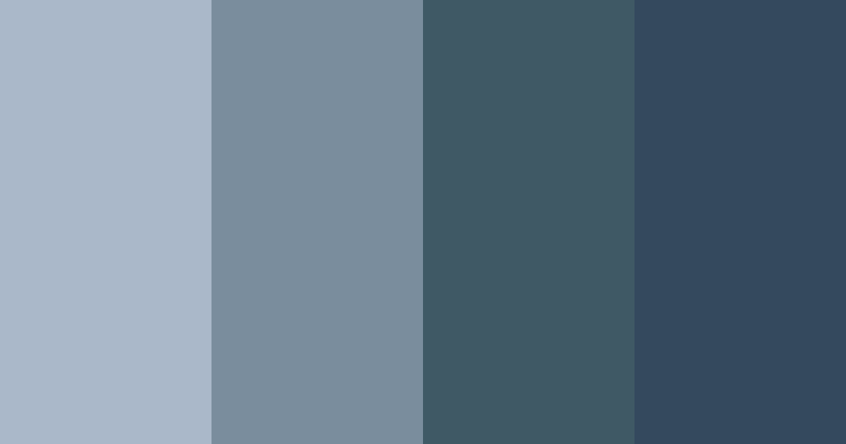 Download serene twilight color palette PNG image (landscape)