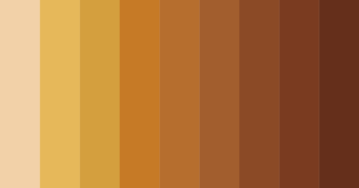 Download cinnamon gold color palette PNG image (landscape)
