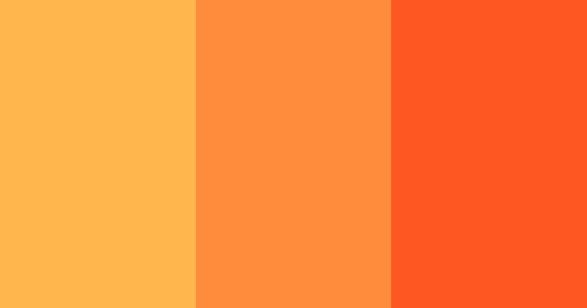 Download sunset blaze color palette PNG image (landscape)