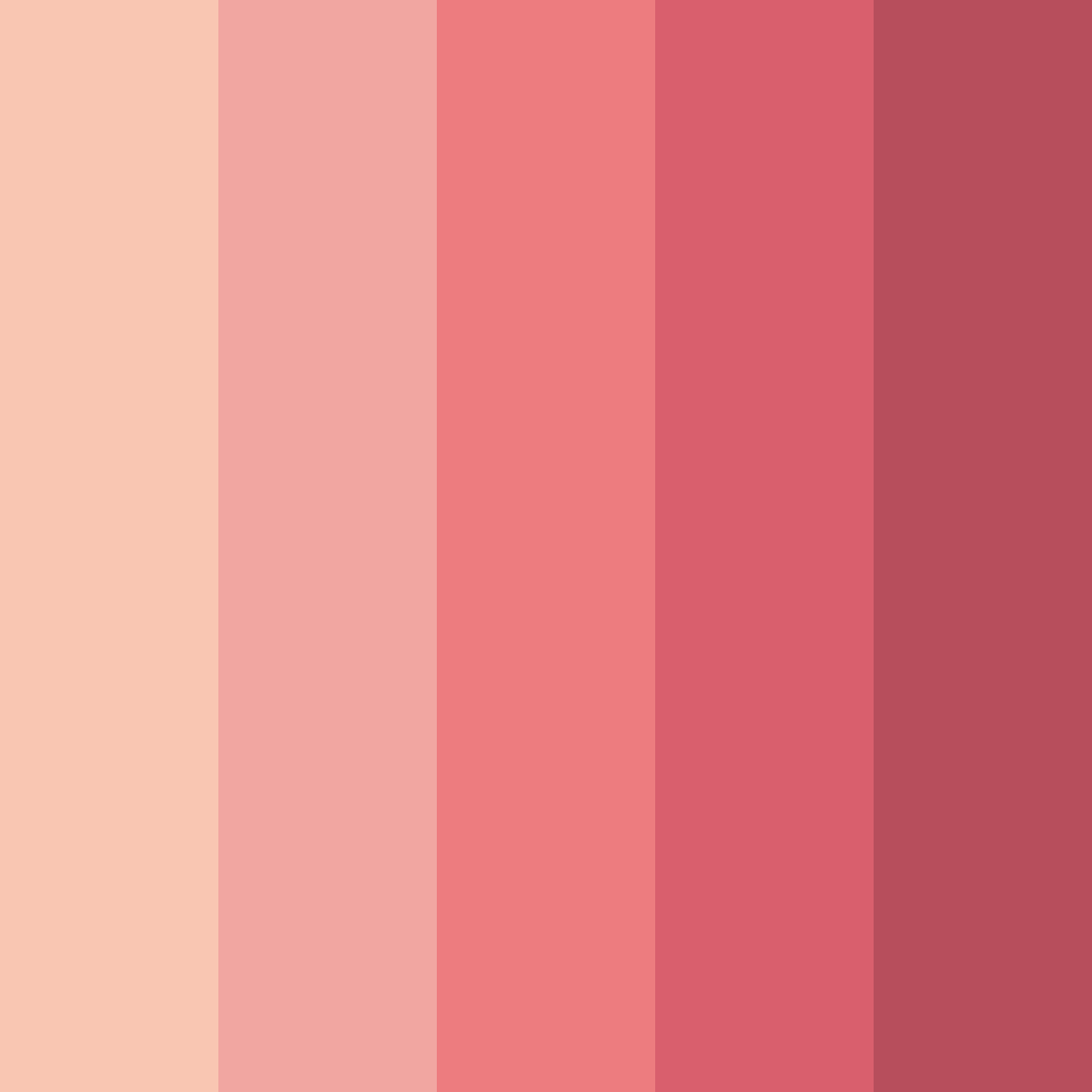 Download coral whisper color palette PNG image (square)