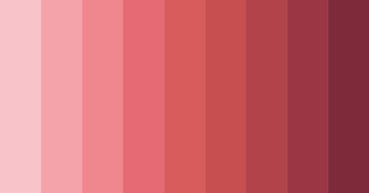 Download salmon sunset color palette PNG image (landscape)
