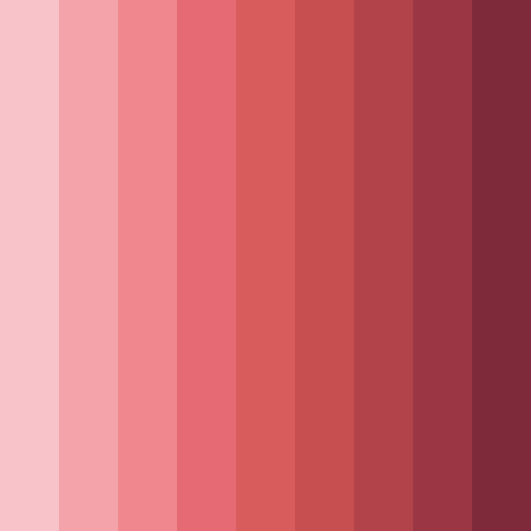 Download salmon sunset color palette PNG image (square)