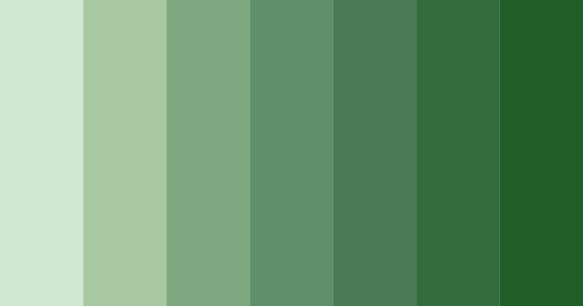 Download whispering greenery color palette PNG image (landscape)