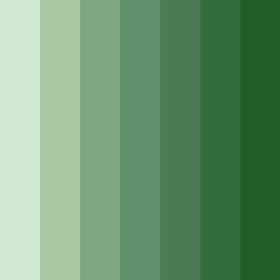 Download whispering greenery color palette PNG image (square)