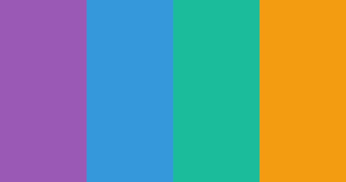 Download vibrant jewel tones color palette PNG image (landscape)