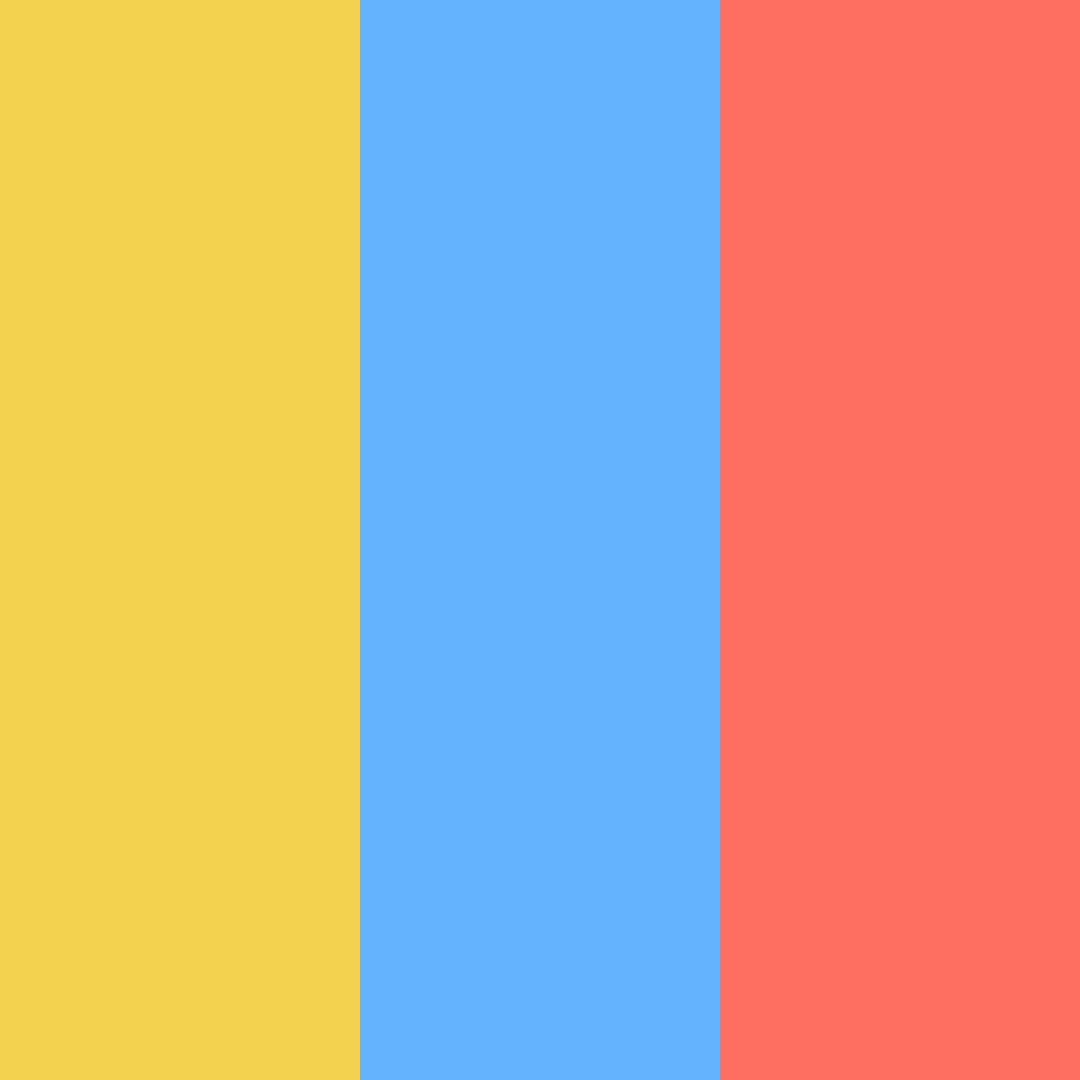 Download colorful landscape color palette PNG image (square)
