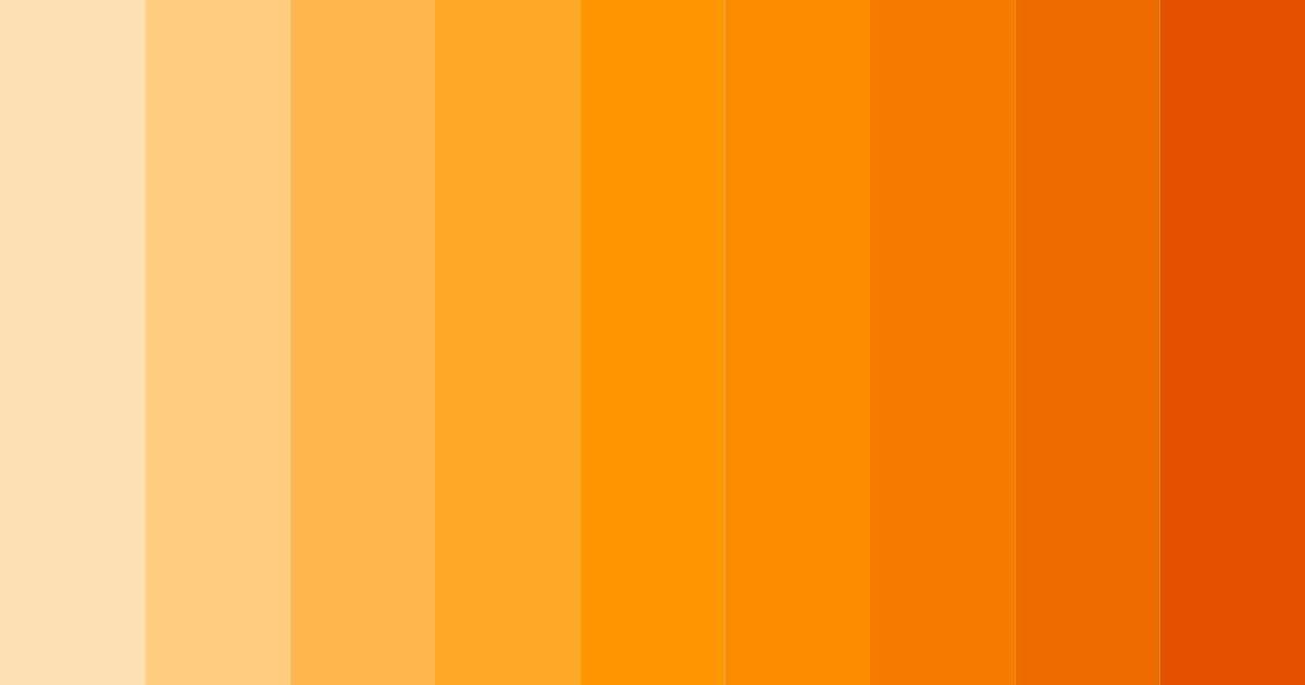Download sunny citrus burst color palette PNG image (landscape)