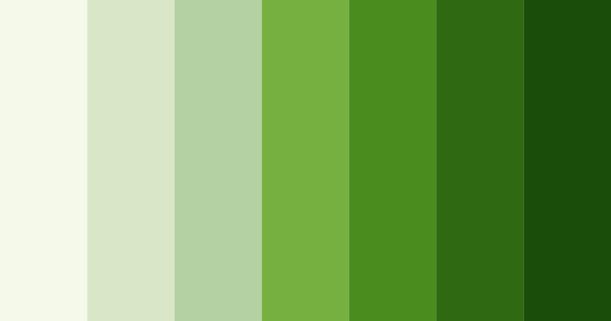 Download verdant affirmation color palette PNG image (landscape)