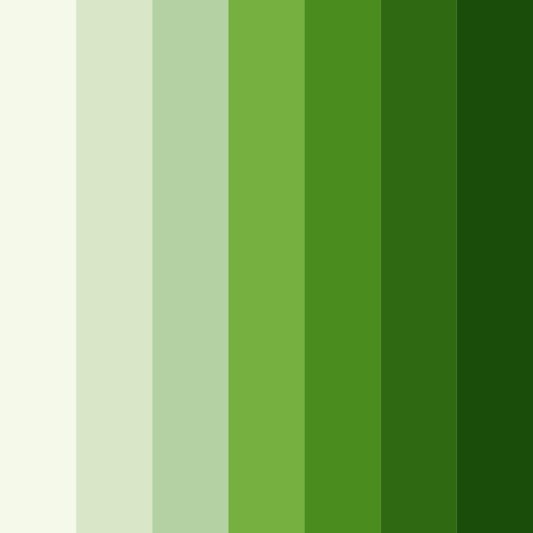 Download verdant affirmation color palette PNG image (square)