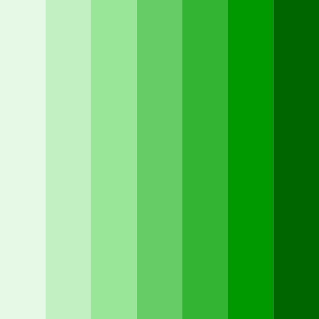 Download verdant symphony color palette PNG image (square)