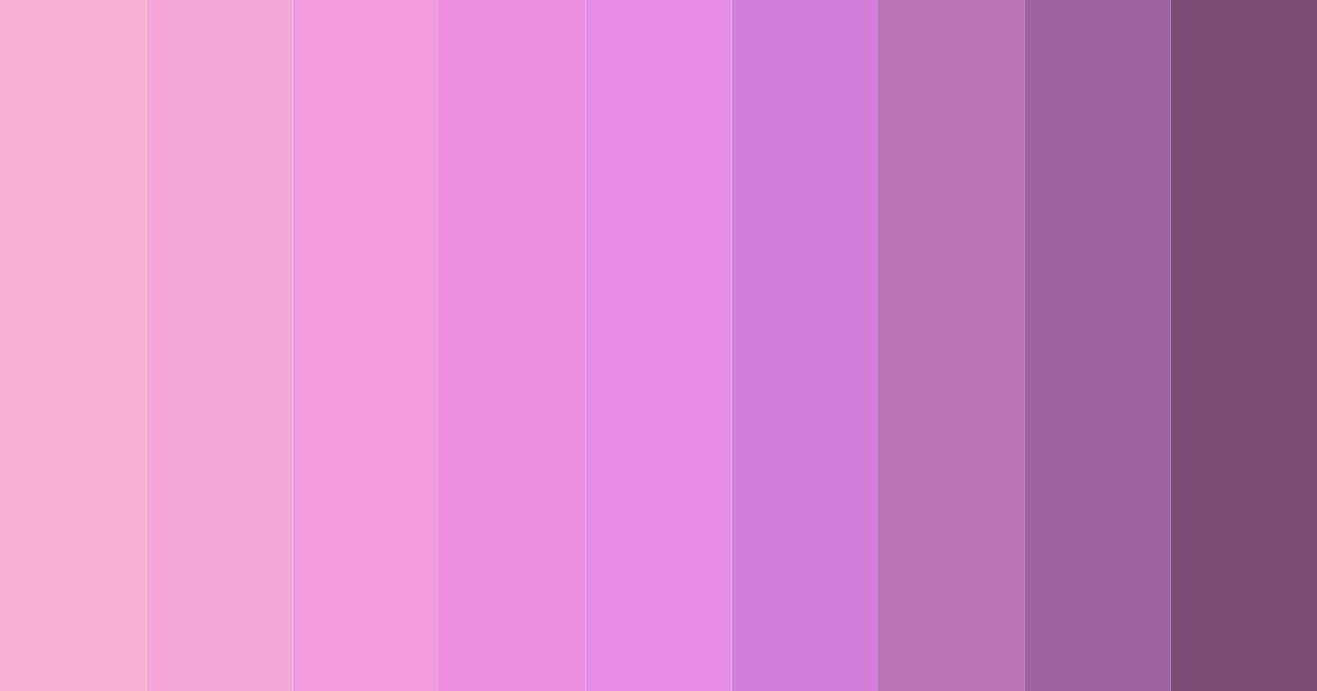 Download pink cotton candy color palette PNG image (landscape)