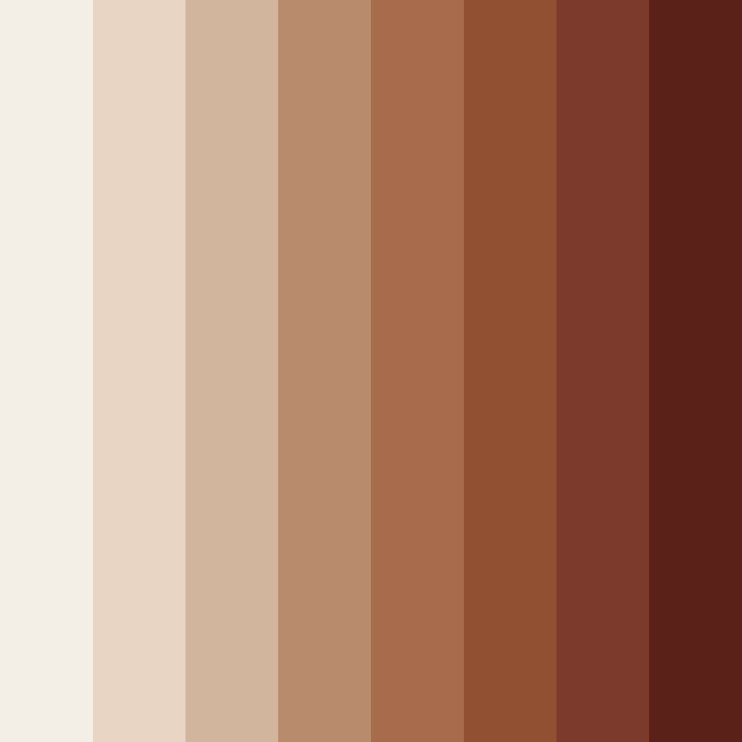 Download earthy embrace color palette PNG image (square)